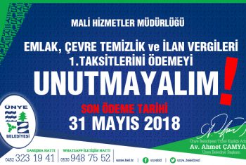 EMLAK VE ÇEVRE TEMİZLİK VERGİSİNDE SON GÜN 31 MAYIS – 416